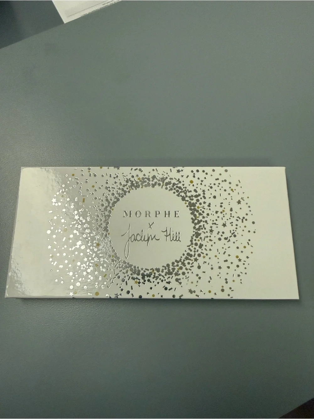 Morphe Jaclyn Hill Eyeshadow Palette - White with Silver & Gold Accents BNWOT